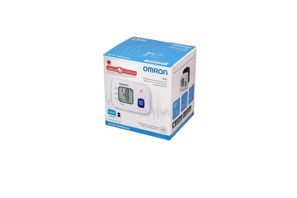 Тонометр OMRON RS2 (HEM-6121-RU) запястный Тонометр OMRON RS2 (HEM-6121-RU) запястный
