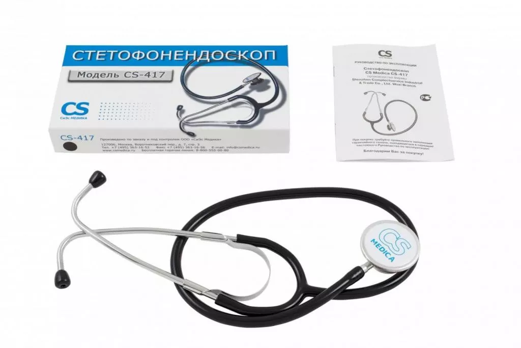 Стетофонендоскоп CS Medica CS - 417 (черный)