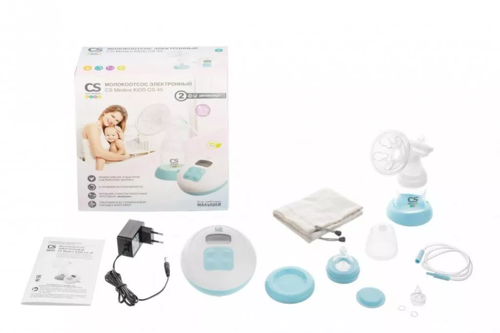 Молокоотсос электронный CS Medica Kids CS-45 Молокоотсос электронный CS Medica Kids CS-45
