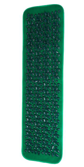 Массажный коврик зеленый с камнями Fosta F 0811