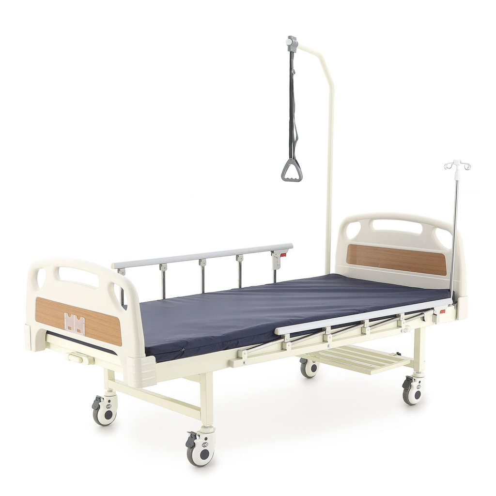 Кровать функциональная медицинская мех МосМедика E-17В пласт (В комплекте Матрас)