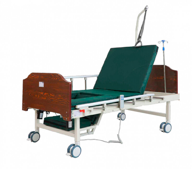 Кровать функциональная медицинская с электрическим приводом Ergoforce E-1030 с матрасом