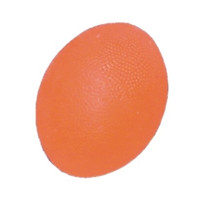 Мяч для тренировки кисти яйцевидной формы мягкий оранжевый Ортосила L 0300S