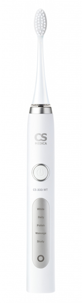 Электрическая звуковая зубная щетка CS Mediсa CS-333-WT (белая)