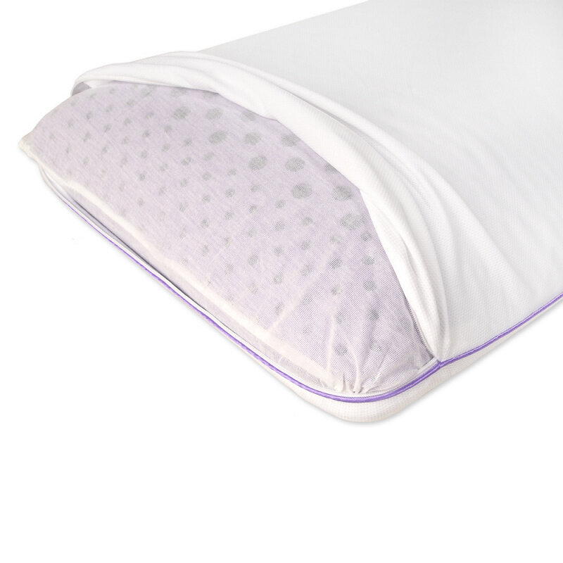 Подушка ортопедическая для сна F 8042 с эффектом памяти (60*40*13) с ароматом натуральной лаванды
