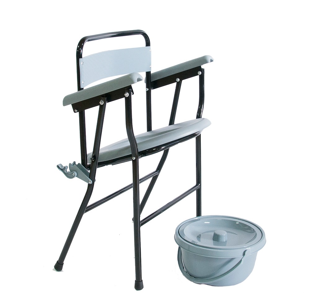 Кресло-стул с санитарным оснащением Мега-Оптим HMP-460